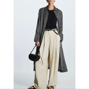 COS gathered leather bag